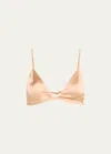 Kiki De Montparnasse Tous Les Jours Soft Wireless Triangle Bra In Fawn