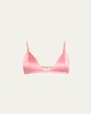 Kiki De Montparnasse Tous Les Jours Soft Wireless Triangle Bra In Rose