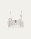 Kiki De Montparnasse Tous Les Jours Soft Wireless Triangle Bra In Sand