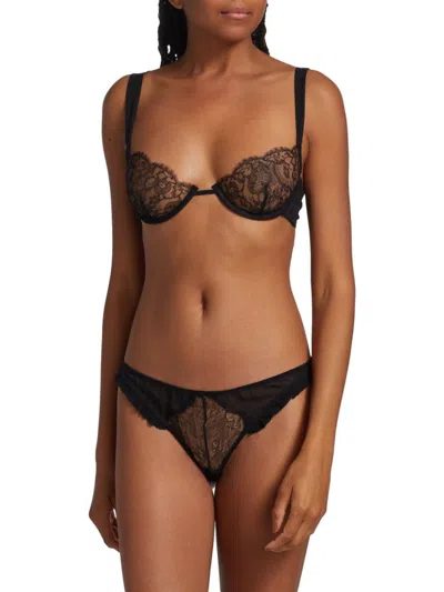 Kiki De Montparnasse Women's Cadeau Demi Bra In Black