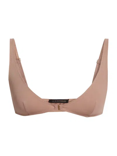 Kiki De Montparnasse Women's Echauffe Soft Bra In Brown