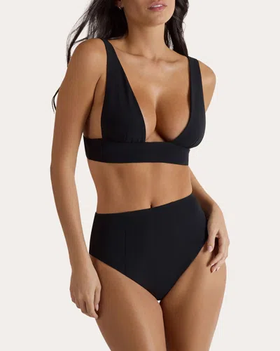 Kiki De Montparnasse Echauffe Swim Tetine Bikini Top In Black