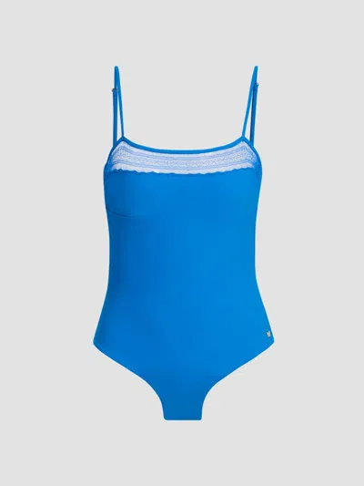 Kiki De Montparnasse Women's Inset Lace One-piece Swimsuit In Multi
