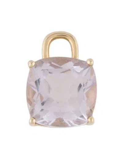 Pre-owned Kiki Mcdonough 18k Amethyst Single Earring Enhancer In Multicolor