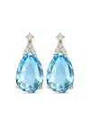 Kiki Mcdonough 18kt Yellow Gold Candy Topaz Earrings In Gold