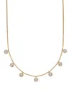 Kiki Mcdonough 18kt Yellow Gold Grace Diamond Necklace In Gold