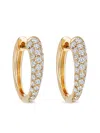 Kiki Mcdonough 18kt Yellow Gold Kiki Diamond Earrings In Gold