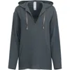 Kikijuju Women's Becki The Beach Hoody- Dusky Blue Grey In Blue