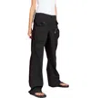 Kikiriki Cargo Pants With Pockets In Black In Black
