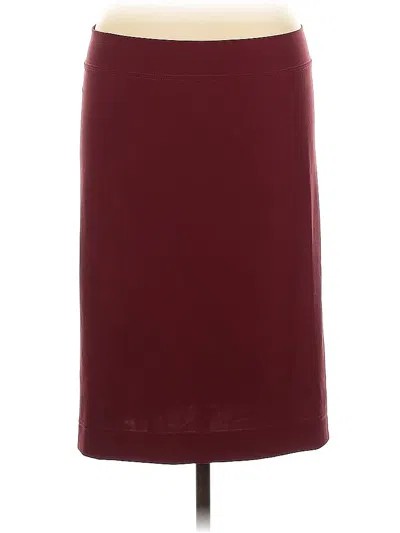 Pre-owned Kikiriki Casual Skirt In Burgundy