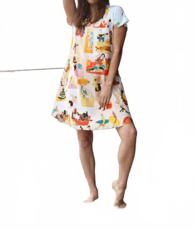 Kikisol Artisan Sunbather Dress In Multi