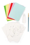 Kikkerland Design Crafters Paper Flowers Kit In Multi