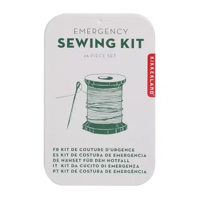 Kikkerland Emergency Sewing Kit In White
