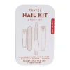 Kikkerland Travel Nail Kit In White