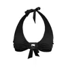 Kikki-g Swimwear Women's Beatrice Bikini Black Top In Black