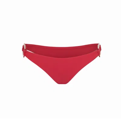 Kikki-g Swimwear Women's Beatrice Bikini Brief - Cherry Red
