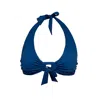 Kikki-g Swimwear Women's Beatrice Bikini Deep Blue Top In Blue