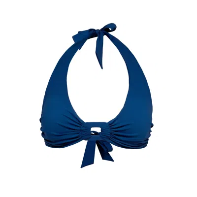 Kikki-g Swimwear Women's Beatrice Bikini Deep Blue Top