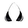 Kikki-g Swimwear Women's Black Carmen Bikini Top In Black
