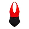 Kikki-g Swimwear Women's Black / Red Kiva Swimsuit Black Red In Black/red
