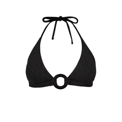 Kikki-g Swimwear Women's Bobbi Halter Top - Black