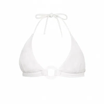 Kikki-g Swimwear Women's Bobbi Halter Top - White