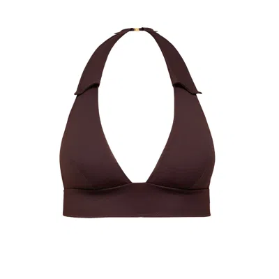 Kikki-g Swimwear Women's Brown Guilia Bikini Top