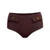 Kikki-g Swimwear Women's Brown Valentina Brief In Brown