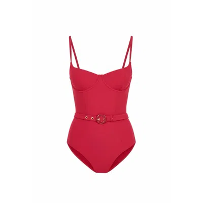 Kikki-g Swimwear Women's Gigi Underwired One Piece - Cherry Red