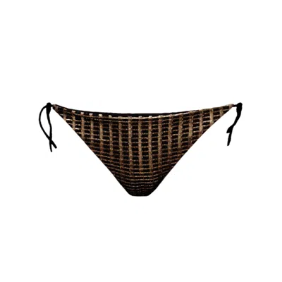 Kikki-g Swimwear Women's Joanna Bikini Black Gold Bottom