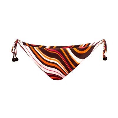 Kikki-g Swimwear Women's Josie Bikini Retro Print Bottom In Multi