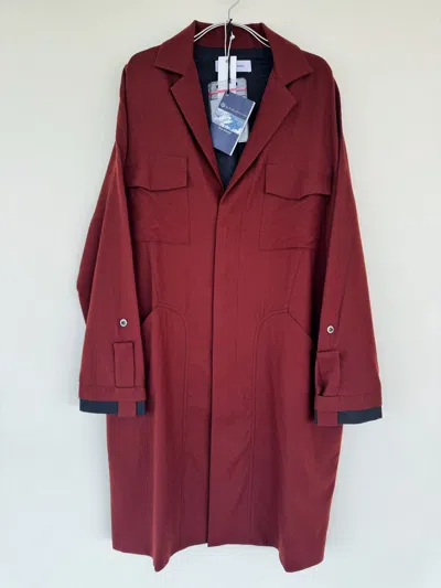 Pre-owned Kiko Kostadinov 00052018 Fw18 Yann Long Jacket In Red