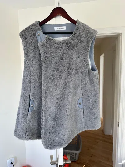 Pre-owned Kiko Kostadinov 0014 Zlatyu Vest In Grey