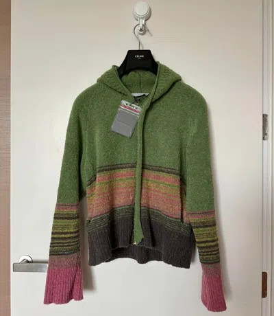 Pre-owned Kiko Kostadinov 22aw Ketra Knit Zipper Sweater In Green