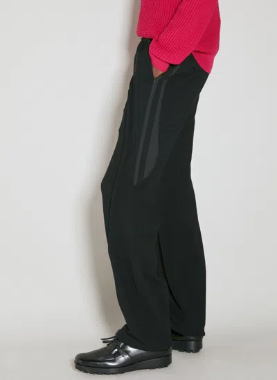Kiko Kostadinov Agathon Contrast Panel Pants In Black