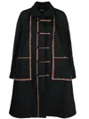 Kiko Kostadinov Aketon High-neck Coat In Black