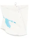 Kiko Kostadinov Alec K-dart Gaite Scarf In White