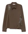 Kiko Kostadinov Alec K-dart T-shirt In Brown