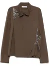 Kiko Kostadinov Alec K-dart T-shirt In Braun