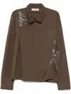 Kiko Kostadinov Alec K-dart T-shirt In Brown