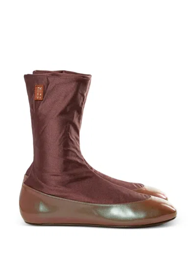 Kiko Kostadinov Ankle-length Boots In Brown