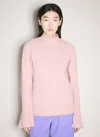 Kiko Kostadinov Arc Knitted Jumper In Pink