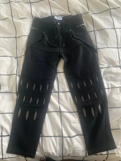 Pre-owned Kiko Kostadinov Arcadia Trousers 00102021 Crow Black