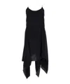 Kiko Kostadinov Twist-detail Asymmetric Minidress In Black