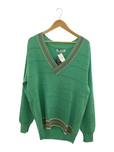 Pre-owned Kiko Kostadinov Aw21 Stretton Knit Sweater In Green