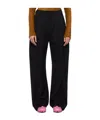 Kiko Kostadinov Wool Wide-leg Pant Inverted Pleats In Black