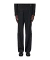Kiko Kostadinov Navy Knox Zip Trousers In Black
