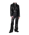 Kiko Kostadinov Belt Loop Casual Pants In Black