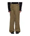 Kiko Kostadinov Green Chalice Trousers In Green