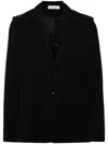 Kiko Kostadinov Buttoned Single-breasted Blazer In Black
